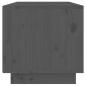 Preview: TV-Schrank Grau 60x35x35 cm Massivholz Kiefer