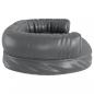 Preview: Hundebett Ergonomisch Schaumstoff Grau 75x53 cm Kunstleder