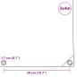 Preview: Abdeckplane 650 g/m² 3x4 m Schwarz