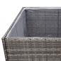 Preview: Pflanzkübel Grau 157x80x80 cm Poly Rattan