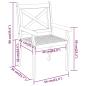 Preview: 9-tlg. Garten-Essgruppe Massivholz Akazie