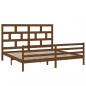 Preview: Massivholzbett Honigbraun Kiefer 200x200 cm