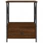 Preview: Nachttische 2 Stk. Braun Eichen-Optik 50x41x65 cm Holzwerkstoff