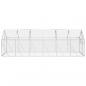Preview: Voliere Silbern 1,79x6x1,85 m Aluminium