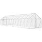Preview: Voliere Silbern 1,79x10x1,85 m Aluminium