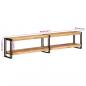 Preview: TV-Schrank 200x30x40 cm Massivholz Mango