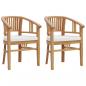 Preview: ARDEBO.de - 3-tlg. Garten-Essgruppe Massivholz Teak