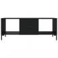 Preview: Couchtisch Schwarz 102x50x40 cm Holzwerkstoff
