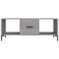 Preview: Couchtisch Grau Sonoma 102x50x40 cm Holzwerkstoff