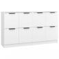 Preview: Sideboards 2 Stk. Weiß 60x30x70 cm Holzwerkstoff