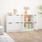 Preview: Sideboards 2 Stk. Weiß 60x30x70 cm Holzwerkstoff