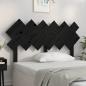 Preview: ARDEBO.de - Bett-Kopfteil Schwarz 132x3x81 cm Massivholz Kiefer