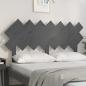 Preview: Bett-Kopfteil Grau 151,5x3x81 cm Massivholz Kiefer