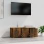 Preview: TV-Schrank Räuchereiche 80x34x30 cm Holzwerkstoff
