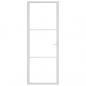 Preview: Innentür 76x201,5 cm Weiß ESG-Glas und Aluminium