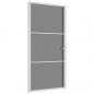 Preview: Innentür 102,5x201,5 cm Weiß ESG-Glas und Aluminium