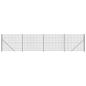 Preview: Maschendrahtzaun mit Bodenflansch Anthrazit 1,6x10 m