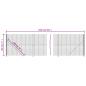 Preview: Maschendrahtzaun mit Bodenflansch Anthrazit 1,8x25 m