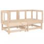 Preview: Ecksofas mit Kissen 2 Stk. Massivholz Kiefer