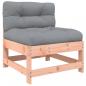 Preview: Mittelsofa mit Kissen Massivholz Douglasie
