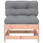 Preview: Mittelsofa mit Kissen Massivholz Douglasie