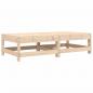 Preview: Gartenhocker mit Kissen 2 Stk. Massivholz Kiefer