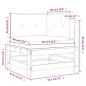 Preview: Ecksofa mit Kissen Massivholz Kiefer