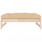 Preview: Gartenhocker 120x80 cm Massivholz Kiefer