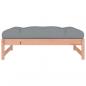Preview: Gartenhocker 120x80 cm Massivholz Douglasie