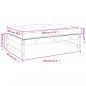 Preview: Gartenhocker 120x80 cm Massivholz Douglasie