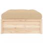 Preview: Gartenhocker 120x80 cm Massivholz Kiefer