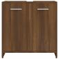 Preview: Badezimmerschrank Braun Eichen-Optik 60x33x60 cm Holzwerkstoff