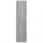 Preview: Eckregal Grau Sonoma 33x33x132 cm Holzwerkstoff