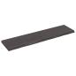 Preview: ARDEBO.de - Wandregal Dunkelbraun 120x30x(2-4)cm Massivholz Eiche Behandelt