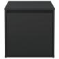 Preview: Schubladenbox Schwarz 40,5x40x40 cm Holzwerkstoff
