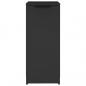 Preview: Schuhschrank Schwarz 30x35x70 cm Holzwerkstoff