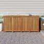 Preview: ARDEBO.de - Gartenbox 175x80x75 cm Massivholz Akazie