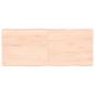 Preview: ARDEBO.de - Tischplatte 120x50x(2-6) cm Massivholz Unbehandelt Baumkante