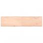 Preview: Tischplatte 160x40x(2-6) cm Massivholz Unbehandelt Baumkante