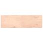Preview: ARDEBO.de - Tischplatte 160x50x(2-6) cm Massivholz Unbehandelt Baumkante