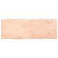 Preview: ARDEBO.de - Tischplatte 160x60x(2-4) cm Massivholz Unbehandelt Baumkante