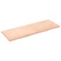 Preview: Tischplatte 160x60x(2-4) cm Massivholz Unbehandelt Baumkante