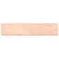 Preview: ARDEBO.de - Tischplatte 180x40x(2-6) cm Massivholz Unbehandelt Baumkante