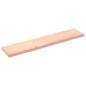 Preview: Tischplatte 180x40x(2-6) cm Massivholz Unbehandelt Baumkante