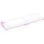 Preview: Tischplatte 200x60x(2-6) cm Massivholz Unbehandelt Baumkante