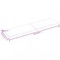 Preview: Tischplatte 220x60x(2-4) cm Massivholz Unbehandelt Baumkante