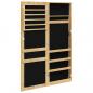 Preview: Schmuckschrank mit Spiegel Wandmontage 37,5x10x106 cm