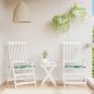 Preview: ARDEBO.de - Sitzkissen 2 Stk. Blattmuster 50x50x3 cm Stoff