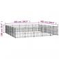 Preview: Outdoor-Hundezwinger Stahl 23,52 m²