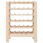 Preview: Weinregal 61,5x30x82 cm Massivholz Kiefer